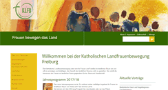 Desktop Screenshot of kath-landfrauen.de