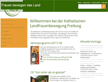 Tablet Screenshot of kath-landfrauen.de